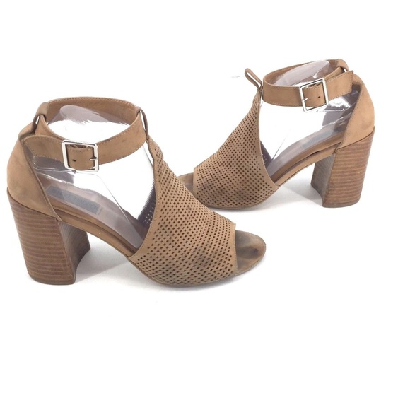 Steve Madden Sawyer Suede Heel Tan Sz 9.5M - Picture 3 of 8